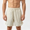 thumbnail image 4 of Wovilon Men's Quick Dry Running Shorts with Drawstring Waist and Pockets, Lightweight Breathable Athletic Gym Shorts for Summer Workout, Sports, and Daily Wear, 4 of 5