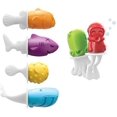 thumbnail image 5 of Molde de hielo de silicona con forma de pez, molde creativo para paletas, molde para cubitos de hielo DIY de verano, azul Rojo Verde, 5 of 5