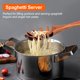 thumbnail image 5 of La mejor cuchara de madera para Pasta, espagueti, tenedor de mano de 12,5 pulgadas de largo, utensilios para servir Pasta, tenedores para Pasta, cucharón de espagueti, espátula para Pasta, 5 of 5