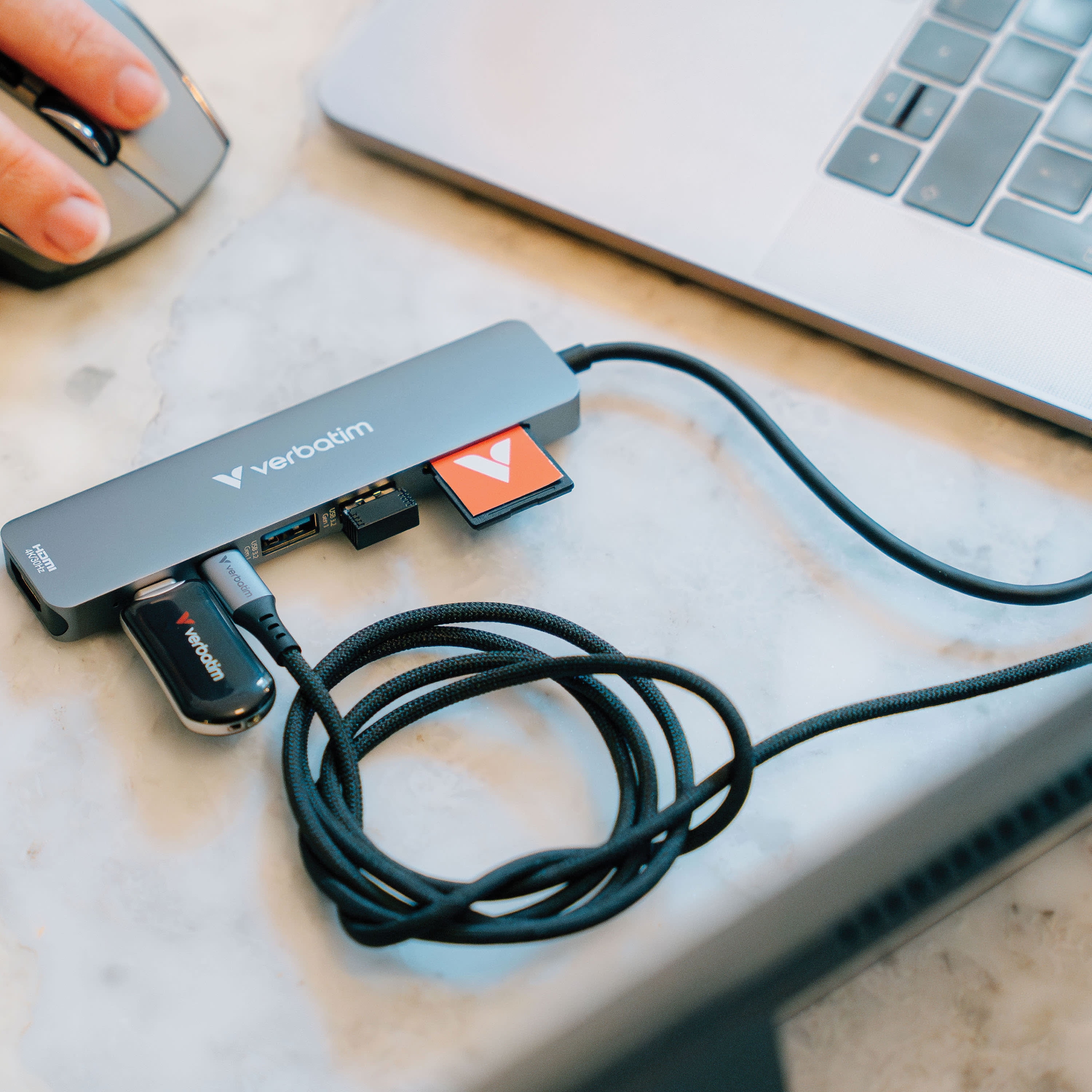 Verbatim 64GB Plectra USB-C Flash Drive – Black