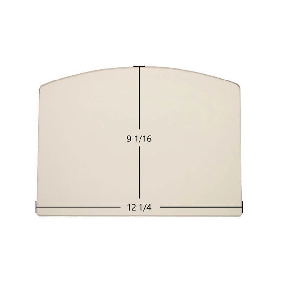 Total Hearth replacement glass for US Stove 2015 Magnolia, 5500M, 5500XTL, 4027, 6100, 6300, 6220, 6500, 5510 Archtop Ceramic Glass Panel | 12 1/4" x 9 1/16" | Part #891053 / 891096-1