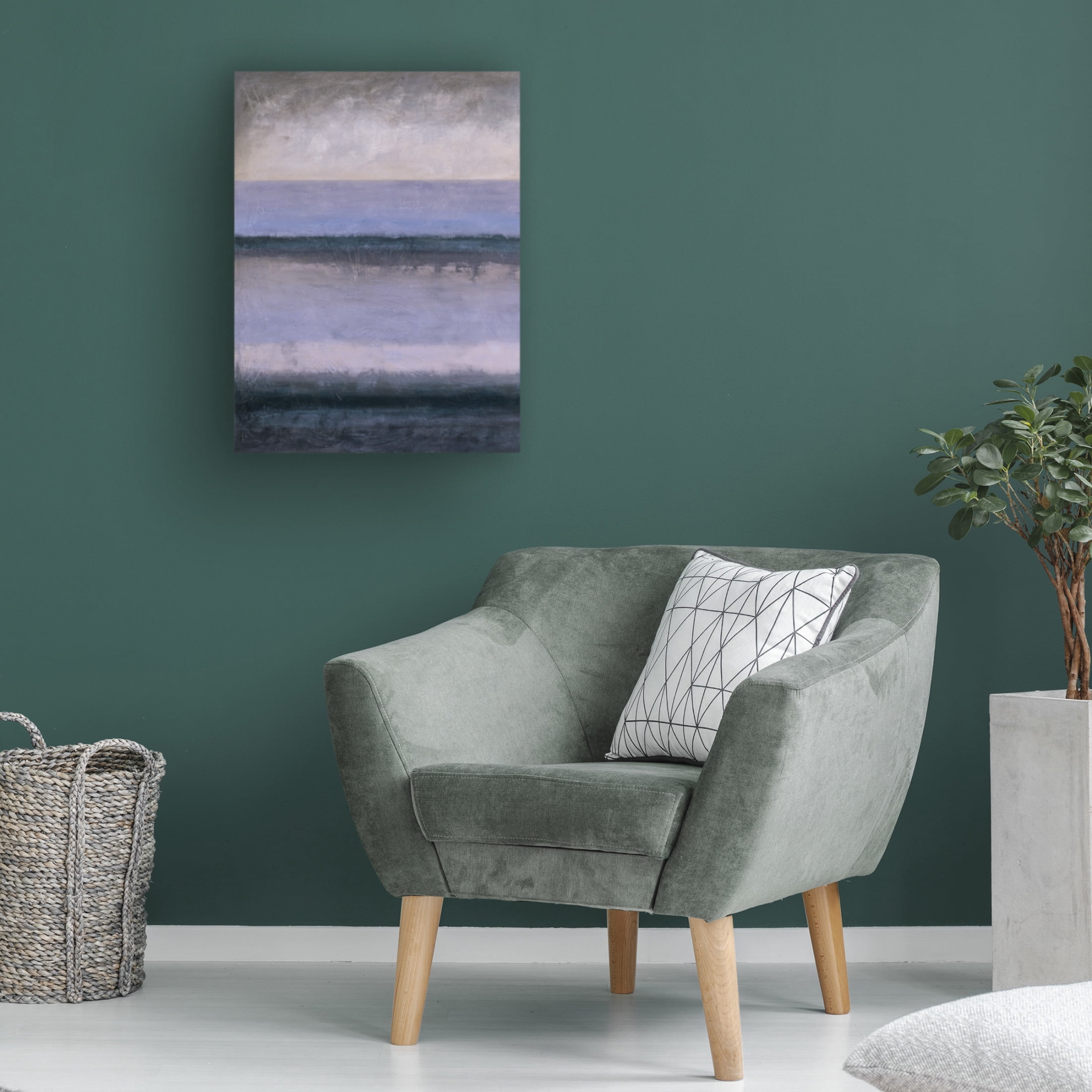 Canvas Wall Art - Pablo Esteban 'Peri Fret 2' Wall Art for Living Room, Bedroom, or Office Décor by Trademark Fine Art - 14 x 19 Inches