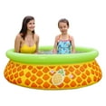 thumbnail image 2 of Open Box JLeisure Inflatable Round Pineapple Splash Kiddie Toddler Wading Pool, 2 of 6