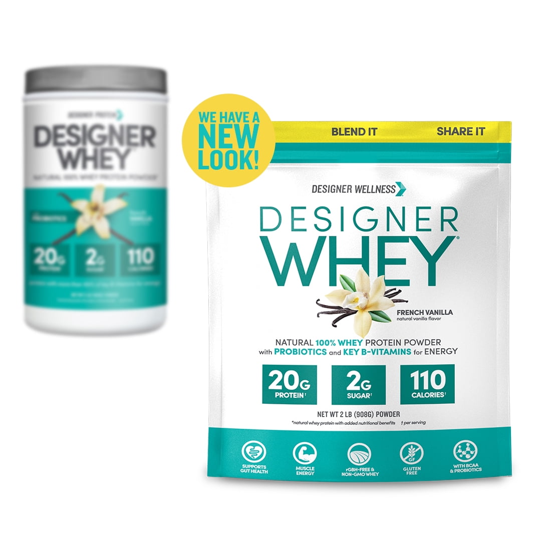 Designer Protein 100% Whey Protein Powder, French Vanilla, 20g Protein, 2 Lb - Walmart.com designer-protein-100-whey-protein-powder-french-vanilla-20g-protein-2-lb-walmart-com
