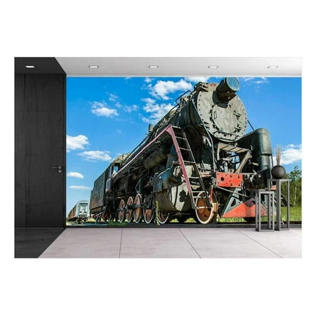 wall26 - Old Steam - Removable Wall Mural | Self-Adhesive Large Wallpaper - 100x144 (Best Wallpapers For Steam)