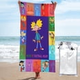 thumbnail image 1 of Toalla de baño de secado rápido con dibujos animados de Hey Arnold, toalla de playa de microfibra para uso diario, 31,5 x 63 pulgadas, 1 of 8