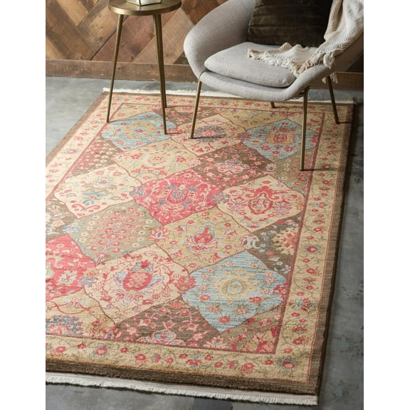 Rugs.com Chelsea Collection Rug – 3' 3 x 5' 3 Multi Medium Rug Perfect For Entryways, Kitchens, Breakfast Nooks, Accent Pieces