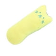 thumbnail image 3 of Methold Almohada de hierba gatera de dibujos animados, juguete interactivo para gatos, dientes de felpa, mordedura, menta Juguetes para gatos amarillo, 3 of 6