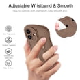thumbnail image 2 of Funda GUAGUA para iPhone 16 Plus, pulsera ondulada marrón de 6.7 pulgadas, 2 of 8