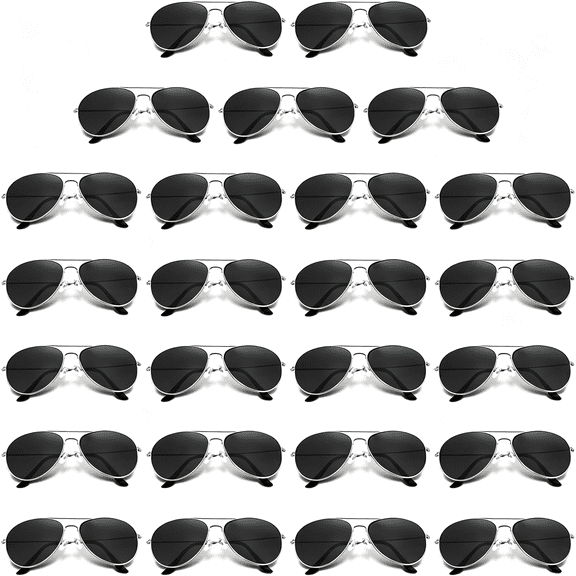 HBMYN 25 Pack Classic Pilot Sunglasses for Men Women Polarized Military Driving Sun Glasse Vintage Uv Proof Glasses Stylish Aviator Sunglasses