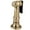 Polished Brass, variant on Kingston Brass KBSPR38 Brass Kitchen Faucet Side Sprayer in Brushed Nickel