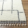 thumbnail image 3 of Hauteloom Yukia Wool Living Room, Bedroom Area Rug - Bohemian, Transitional - High Pile - Ivory, Charcoal, Jet Black - 9' x 12', 3 of 6