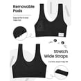 thumbnail image 3 of Livona Training Bras for Girls-Sports Bra, Fitness Bra, Padded Everyday Bra Bralette,Crop Cami Tank Top (6-14), 3 of 6