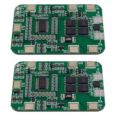 

2X 6S 25.2V 20A BMS Lithium Battery Board with Balancing for 25V Screwdriver and 24V Battery Pack Use