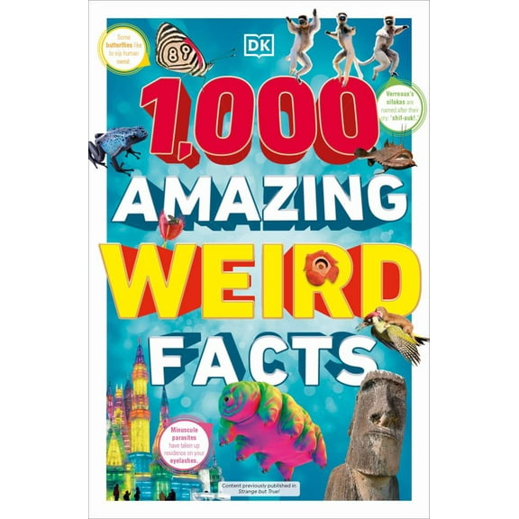 1,000 Amazing Weird Facts (Paperback)