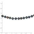 thumbnail image 2 of 14k Yellow Gold Pearl clasp 5 5.5mm Black Freshwater Onion Freshwater Cultured Pearl Necklace 24 Inch - Pendant Necklace, 2 of 2