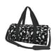 thumbnail image 1 of Balery Black White Leaves Bolsa de Gimnasio para Mujeres y Hombres, Bolsa de Viaje Impermeable, Bolsa de Fin de Semana con Compartimento para Zapatos y Bolsillo Húmedo, 1 of 6