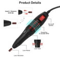 thumbnail image 6 of Pinkiou Electric Nail Drill Professional Acrylic Nails Electric Nail Drill with Changeable Nail Drill Bits for Manicure Salon and Home, 6 of 6