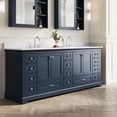 thumbnail image 3 of ANGELES HOME 84" Double Sinks Bathroom Vanity with Solid Wood Frame, Soft Close 14 Drawers & Pure White Cultured Marble Countertop, 3 of 9