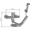 thumbnail image 5 of Kitchen Wall Mounted Faucet Wall Mounted Spray Gun Sink Stainless Steel Hot Cold Water Tap Kitchen Wall Mounted Laundry Rack Kitchen Faucet Wall Mounted Swivel, 5 of 5
