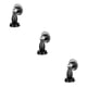 thumbnail image 2 of Kenally Tope de puerta, soporte antioxidante silencioso, resistente al agua, herrajes para muebles montados en la pared, baño, negro clásico Type1 NO1 Kenally CBP491345, 2 of 6