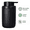 Black, variant on BosilunLife Soap Dispenser, 12oz Matte Ceramic Soap Dispenser, Wide Opening Design, Black Stripes Refillable Hand Soap Dispenser for Bathroom Countertop