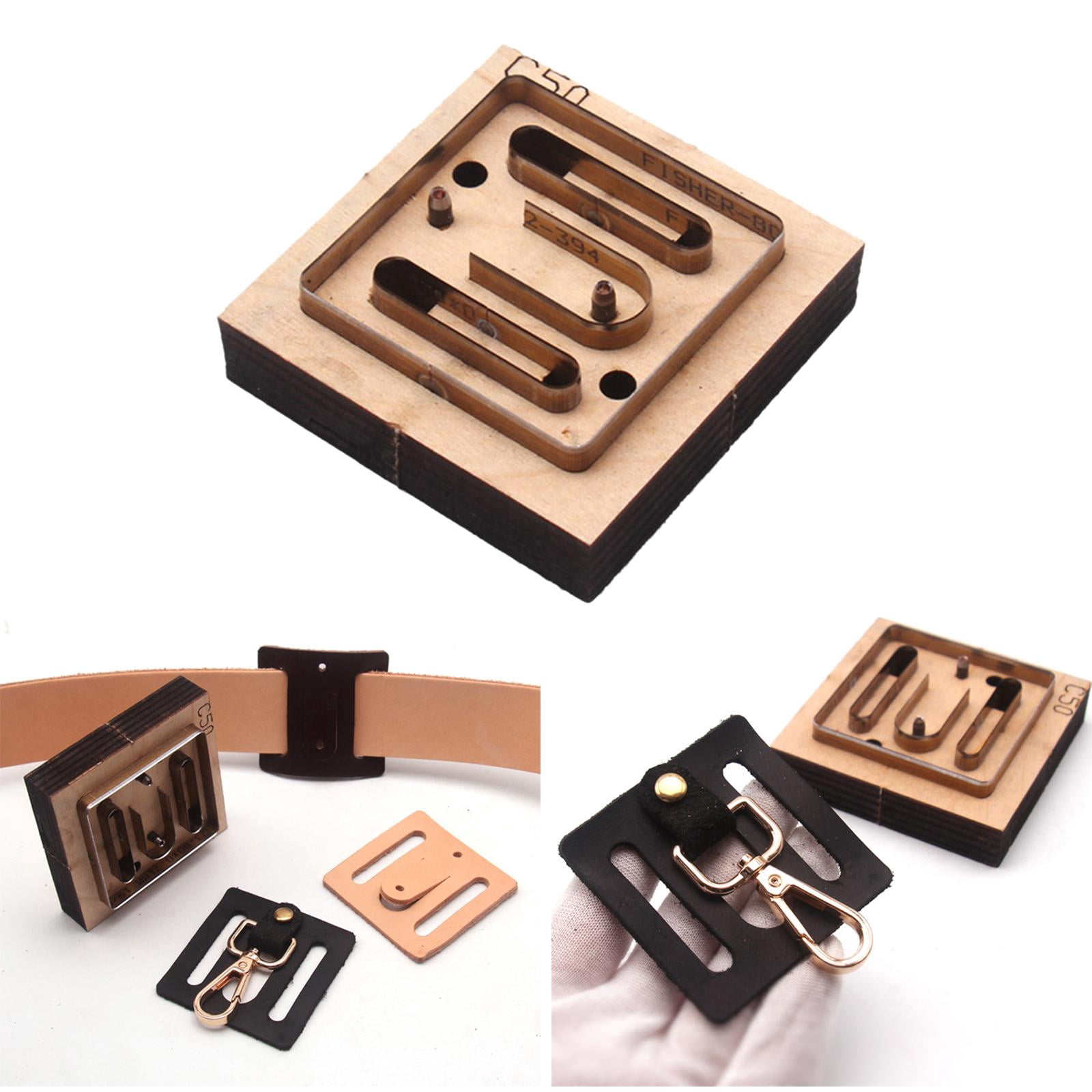 Leather Craft Cutting Die Hollow Template Stencils Jewelry Punch Tool for DIY Making, Leathercrafts, Belt Buckle, in, Scrapbooking