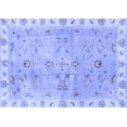thumbnail image 1 of Ahgly Company Indoor Rectangle Oriental Blue Traditional Area Rugs, 8' x 12', 1 of 4