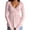 C-Pink142, variant on Long Sleeve T Shirts For Women Lace Trim V Neck Solid Color Base Layer Flared Hem Slim Fit Casual Basic Tee Spring Fall Comfortable Tops