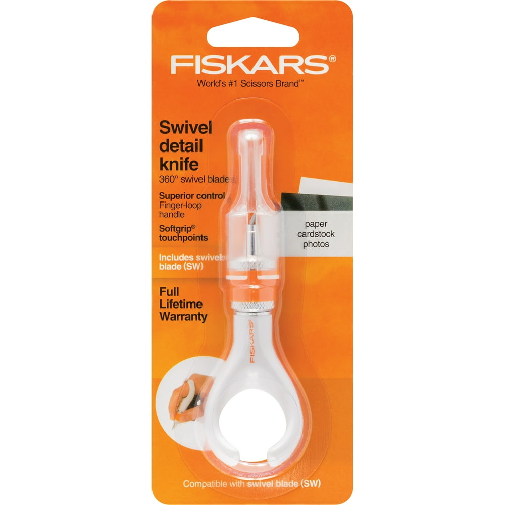 Fiskars Fingertip Control Craft Knife Swivel, 1 Each