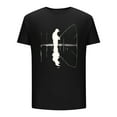 thumbnail image 3 of Dagegui Under $15 Men's Outdoor T-Shirts Funny Fishing Graphic Short Sleeve Big and Tall Running Athletic T Shirt Soft Comfy Summer Tees Black M, 3 of 4