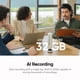 thumbnail image 4 of Grabadora de Voz Insta360 Wave AI Altavoz para Conferencias Bluetooth Alcance 5m 32GB, 4 of 8