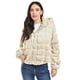 thumbnail image 4 of Chamarra de peluche con capucha Roman Fashion, Juvenil, Hueso, Beige, M, 4 of 6