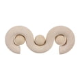 thumbnail image 6 of Wave Sculpture Ornament for Home, Bathroom and Room Decor - Sandstone Accent Object for Office, Shelf or Coffee Table Display - Figurine Centerpiece for Living Room Tabletop - 6", Brown, 6 of 12