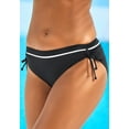 thumbnail image 6 of LASCANA Women's Two-Tone Side Tie Bikini Swimsuit Bottom Ruching, 6 of 6