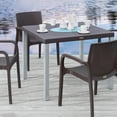 thumbnail image 4 of Lagoon Oslo Rattan Dining Table with Aluminum Legs, 4 of 5