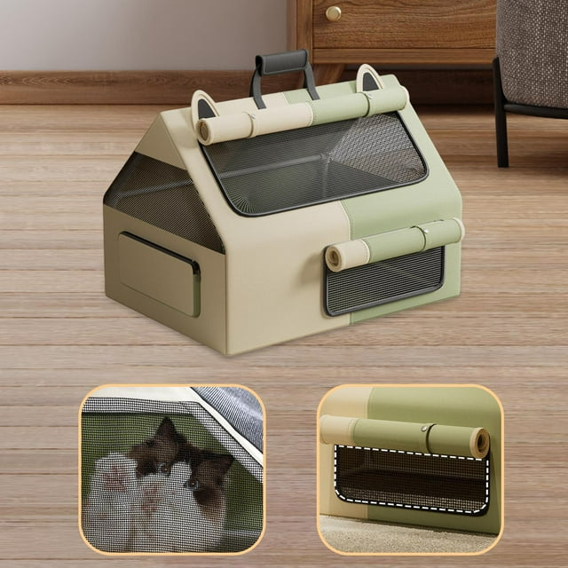 Parque para perros y gatos, sala de partos, recuperación posoperatoria, casas portátiles, mejor soporte, interior y exterior, nido de maternidad