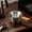 Z-3-White-5.1x1.8 Inch, variant on 100ml Graduated Stainless Steel Espresso Measuring Cup, Espresso Shot Cups, Mini Measuring Shot Pitcher with Wooden Handle and Pour Spout, Precision Coffee Brewing Tool 1Pcs