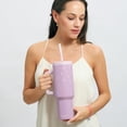 thumbnail image 4 of Vaso Térmico de Acero Inoxidable LuckyLy 40 Oz Rosa Lila, 4 of 6