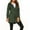 Green, variant on Women's Spring Autumn Zipper Jacket, Fashion Waterproof Hoodie Jacket with Pockets, Insulated Coat Windbreaker Outdoor, Black XL