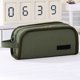 thumbnail image 1 of Canvas Pencil Case Large Capacity Stationery Organizer Bag Simples Zipper Pen Pouch For Students Adults Office School Supplies, 1 of 7