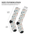 thumbnail image 2 of Lsque Eiffel Tower Pattern Sport Compression Socks for Men & Women 15-20 mmHg Knee High Nurse Pregnant Running Medical and Travel Athletic, 2 of 6