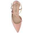 thumbnail image 4 of Journee Womens Galvinn Crisscross Strap Pointed Toe Pumps, Widths Available, 4 of 9