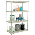 thumbnail image 2 of Nexel 4 Shelf Solid Plastic Shelving Unit Silver Epoxy Posts 36""W x 18""D x 63", 2 of 3