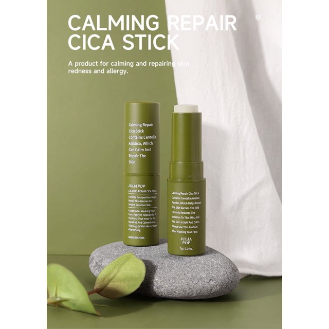Teissuly Centella Skin Repairing Calming Cream Calming Mask Stick, Repair Redness & Relieve Dry Skin, Face Moisturizer Hydrating Sensitive Dry Skin, Repair Skin Barrier Teissuly WER202401274026