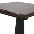 thumbnail image 4 of Yosemite Zealand Trestle End Table in Dark Brown, 4 of 5