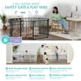 thumbnail image 5 of Regalo 194 Inch Super Wide Baby Gate and Play Yard with 8 Panels, 5 of 10