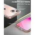 thumbnail image 3 of SUPCASE Unicorn Beetle Edge Series Case for iPhone 13 (2021 Release) 6.1 Inch, Slim Frame Clear Case with TPU Inner Bumper & Transparent Back (Peach), 3 of 8