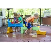 Simplay3 Rushing River Falls Multilevel Water Play Table with Hose Connect