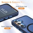 thumbnail image 4 of Funda de teléfono YENAPOON para Samsung Galaxy S25 con protector de pantalla, 4 of 7